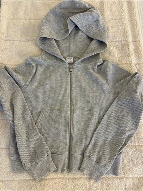 Cropped TNA Waffle Hoodie
